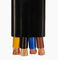 Conductor de cobre de la base del plano 4 del cable aislado del PVC del EN 50214 H05VVH6-F de las BS